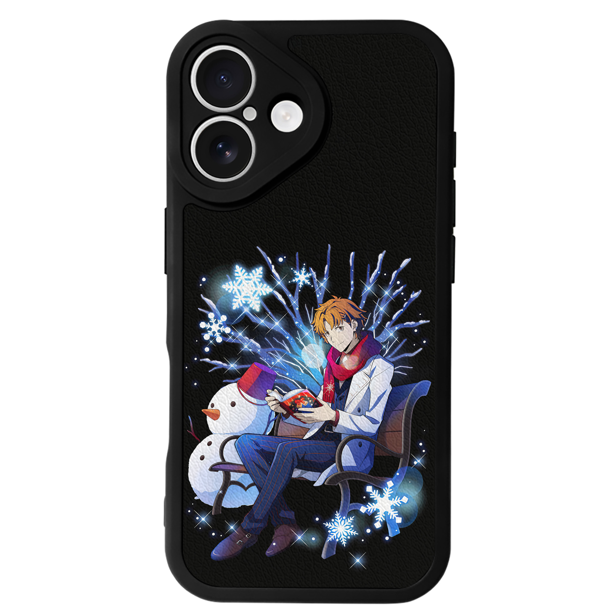 （画像用） 文豪ストレイドッグス Bungo Stray Dogs 【iPhone 16シリーズ対応】シリコンスマホケース（レザー調） 材質：シリコン